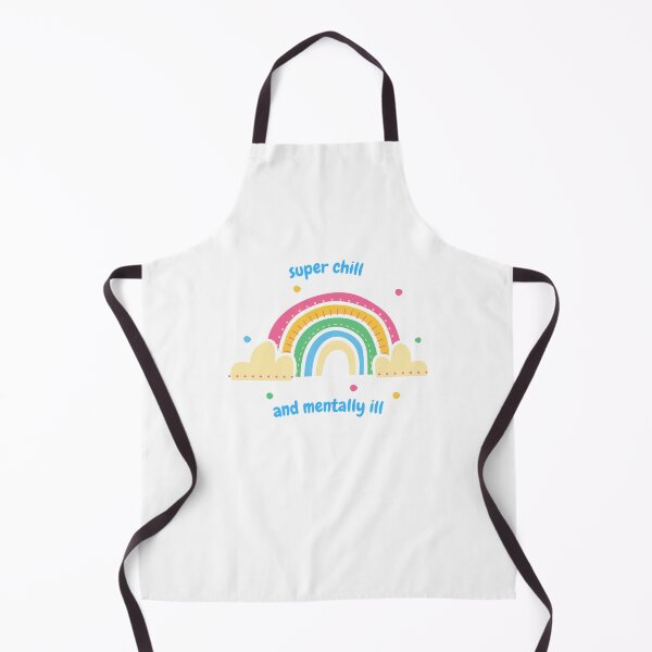 Item preview, super chill and mentally ill designed and sold by natcat-designs.