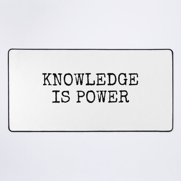 Item preview, Knowledge is power retro typewriter designed and sold by Inspirationmotivation.
