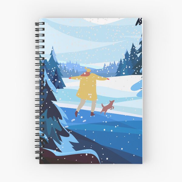Item preview,    DOG WALK IN THE SNOW WINTERMOOD COZY WINTER designed and sold by PotluckPrints.