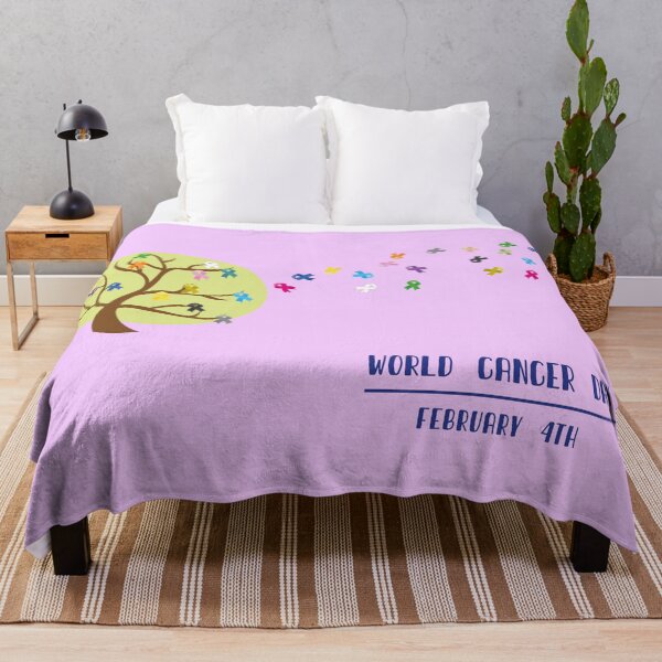 Item preview, World Cancer Day on February 4 with a tree of solidarity ribbons designed and sold by Martapp.
