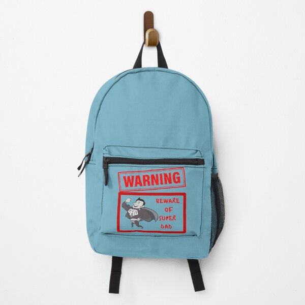 Item preview, Beware of super dad warning sign designed and sold by Brightful Creations .