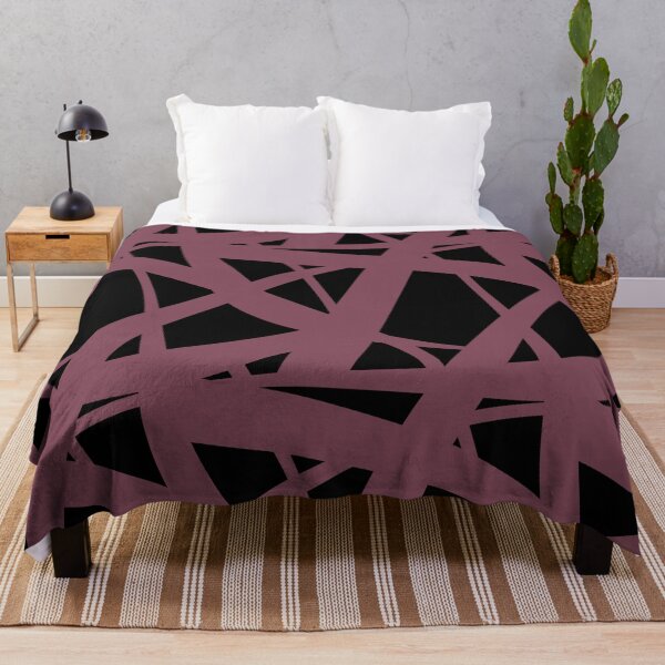 Item preview, Black and Deep Purple Abstract Mosaic Pattern 3 Pairs DE 2022 Popular Color Mahogany Cherry DE5020 designed and sold by ColorOfTheYears.