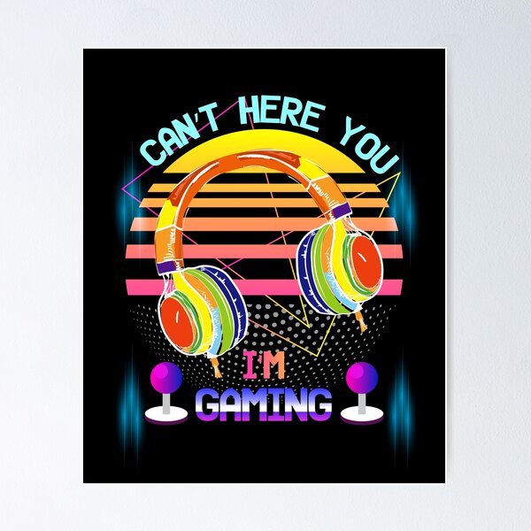 Artikel-Vorschau von Can't Here You. I'm Gaming., designt und verkauft von mehkatze.