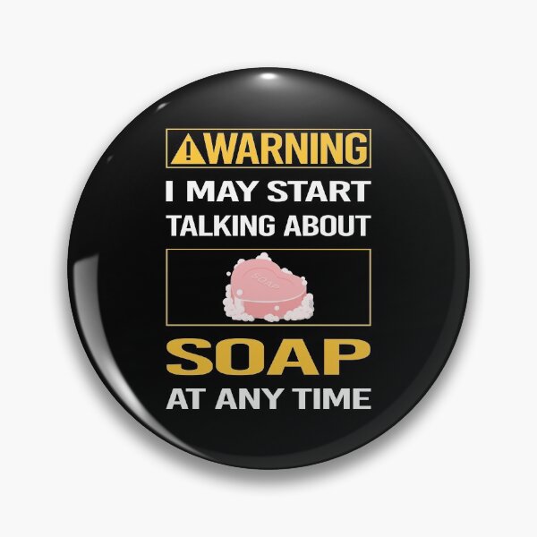 Item preview, Funny Warning Soap designed and sold by FulviaContreras.