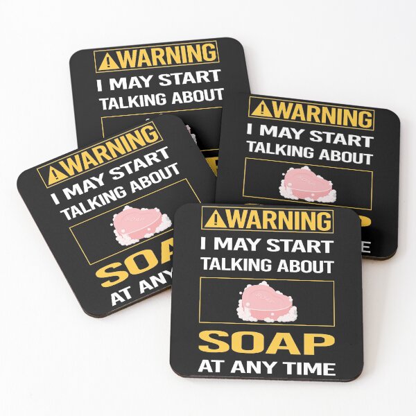 Item preview, Funny Warning Soap designed and sold by FulviaContreras.