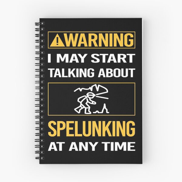 Item preview, Funny Warning Spelunking Spelunker Speleology designed and sold by FulviaContreras.
