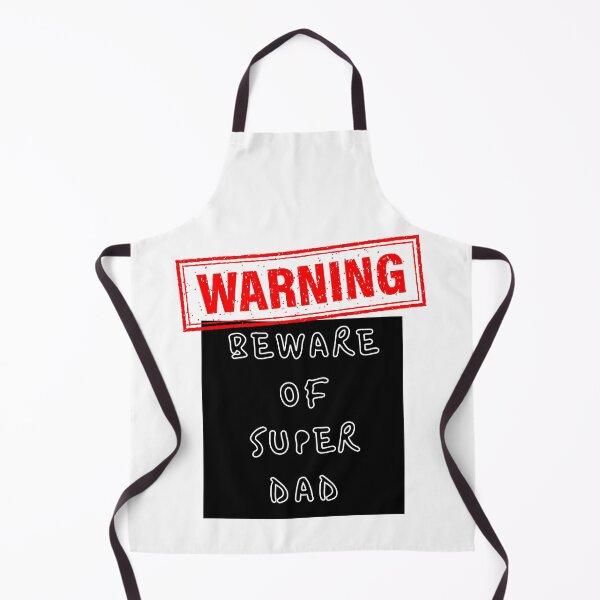 Item preview, Beware of super dad warning sign designed and sold by Brightful Creations .