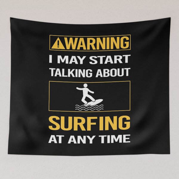 Item preview, Advertencia divertida Surf Surf Surfer designed and sold by FulviaContreras.