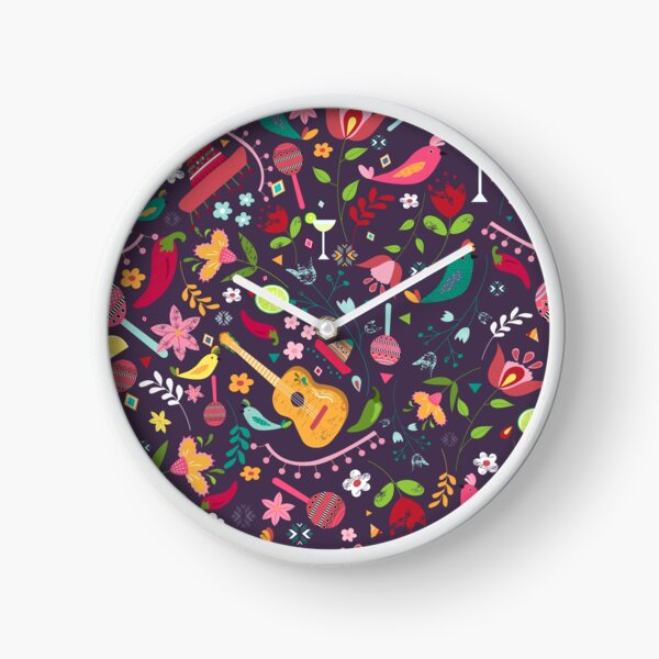 Item preview, Mexican Fiesta folk art designed and sold by SweetCoolVibes.
