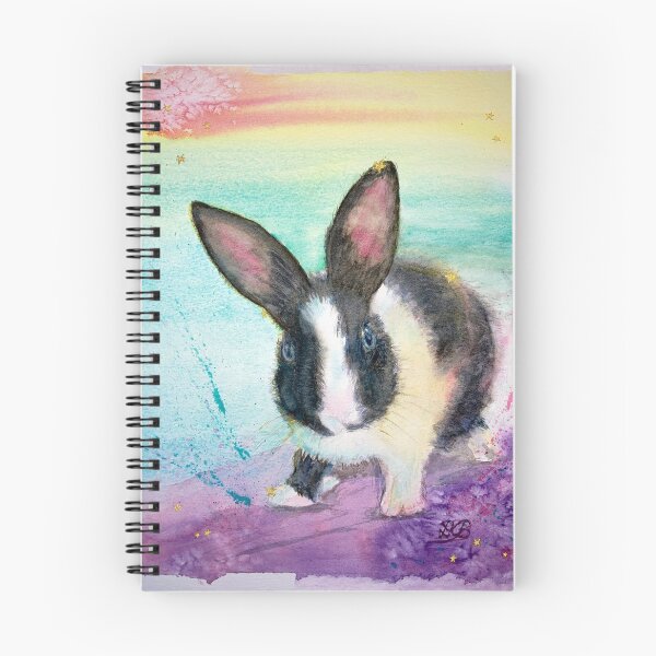 Item preview, Baby Aram: Watercolour portrait of a baby bunny designed and sold by Double Dutch Designs.
