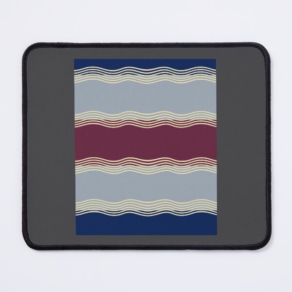 Item preview, Cherry Red grey and navy blue solid with yellowish stripes Graphic  designed and sold by MotoyashWeston.
