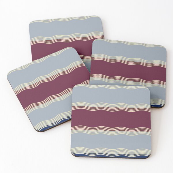 Item preview, Cherry Red grey and navy blue solid with yellowish stripes Graphic  designed and sold by MotoyashWeston.