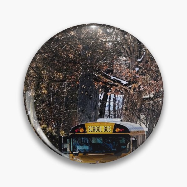 Item preview, Parked School Bus in Winter designed and sold by Susan Savad.