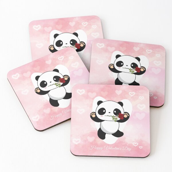 Item preview, Happy Valentine's Day Panda Design designed and sold by minimalconcept.