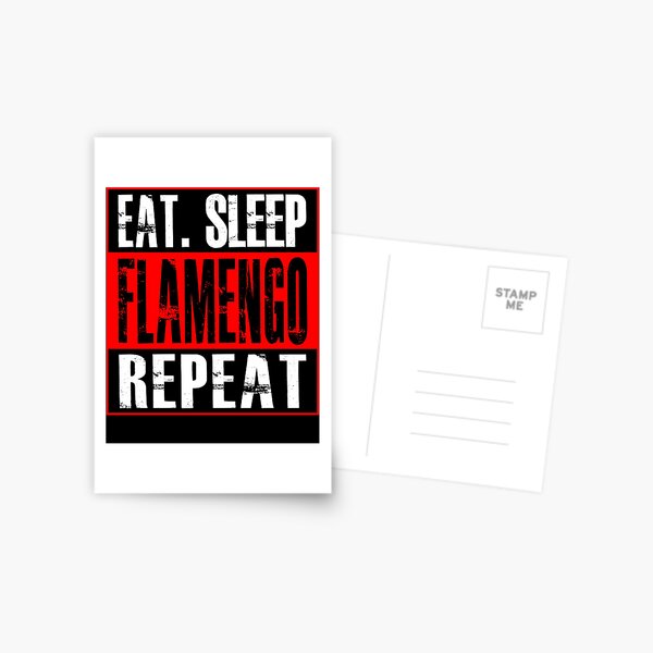 Flamengo Soccer Camisa Eat Sleep Flamengo Repeat' Kids' Premium T