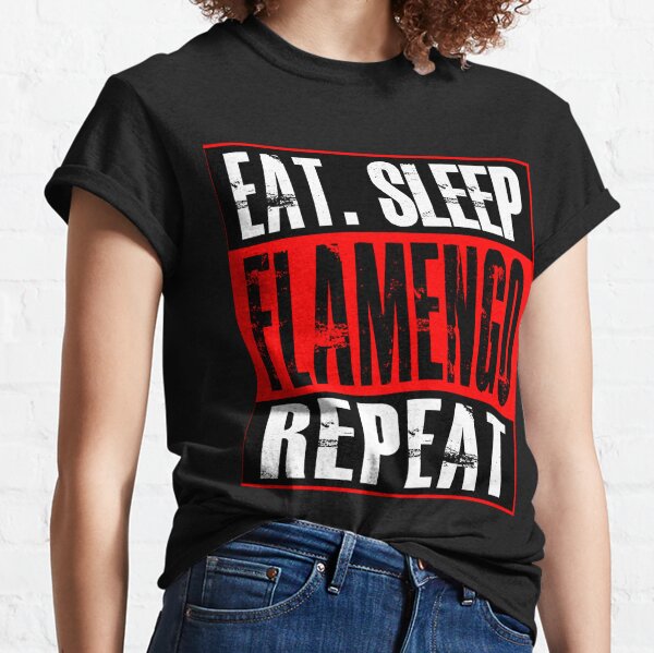 Flamengo Soccer Camisa Eat Sleep Flamengo Repeat' Kids' Premium T