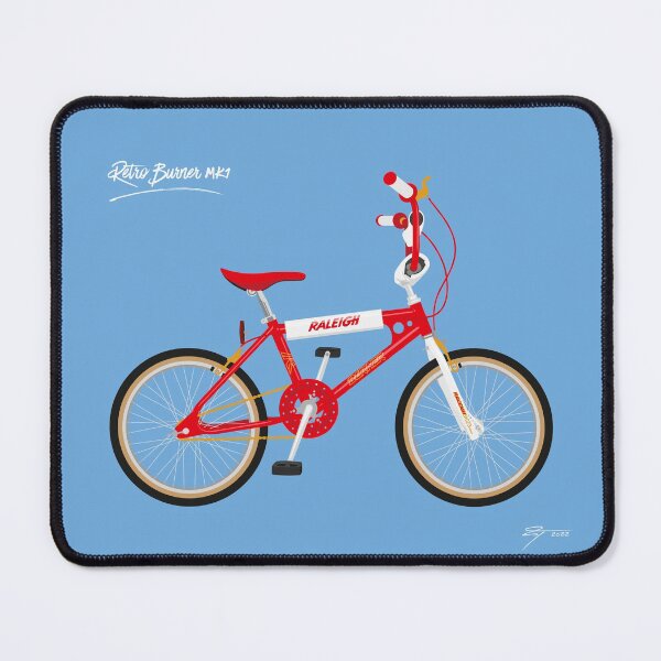 Aperçu de l'œuvre Brûleur rétro Raleigh Mk 1 créée et vendue par Tunstall Illustration.