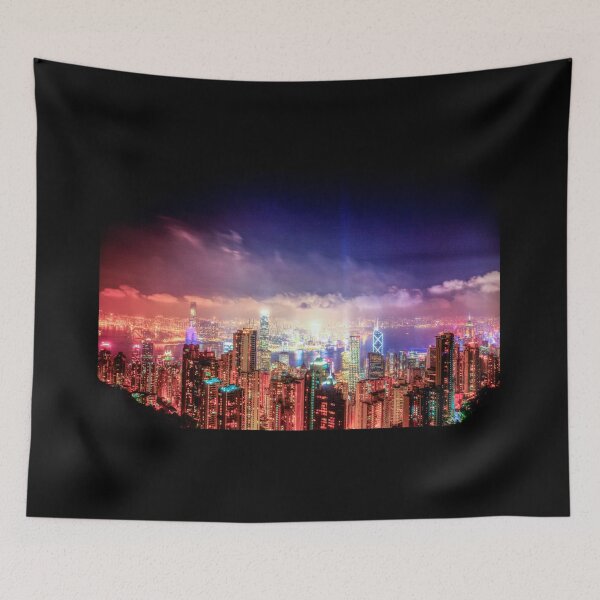 Item preview, Hong Kong and Kowloon At Night designed and sold by Paul Thompson Photography.