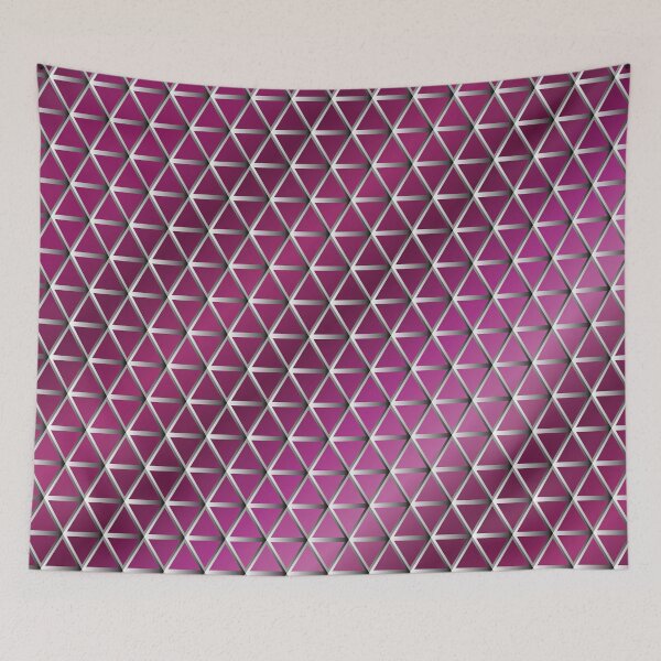 Item preview, Malla de acero magenta y plata designed and sold by LifeboatDesign.