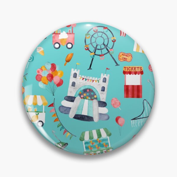 Item preview, Amusement Park Watercolor Carnival designed and sold by SamAnnDesigns.