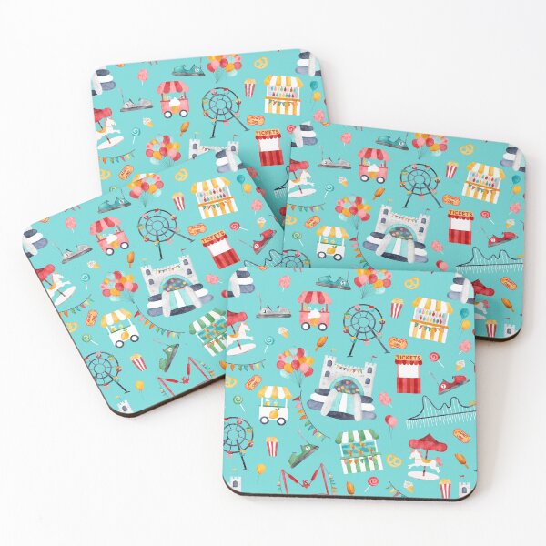 Item preview, Amusement Park Watercolor Carnival designed and sold by SamAnnDesigns.
