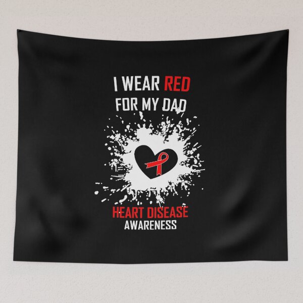 Item preview, I Wear Red For MY DAD (Heart Disease Awareness) designed and sold by SE-design-.
