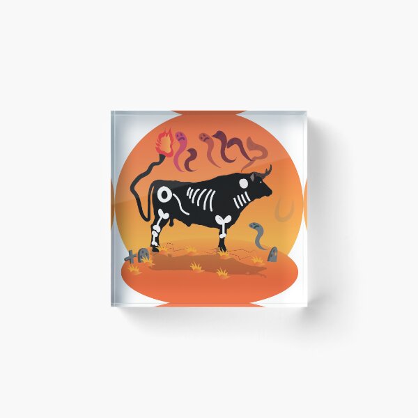 Item preview, bull of death poster | bull of death t-shirt  designed and sold by KARTICK DUTTA.