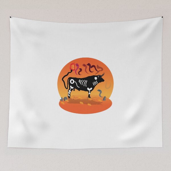 Item preview, bull of death poster | bull of death t-shirt  designed and sold by KARTICK DUTTA.