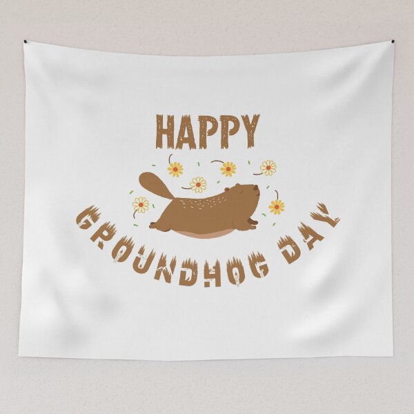 Item preview, Happy groundhog day classic t-shirt designed and sold by fadouades.