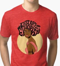 Old School Hip Hop Art - The Dopest Ethiopian Tri-blend T-Shirt