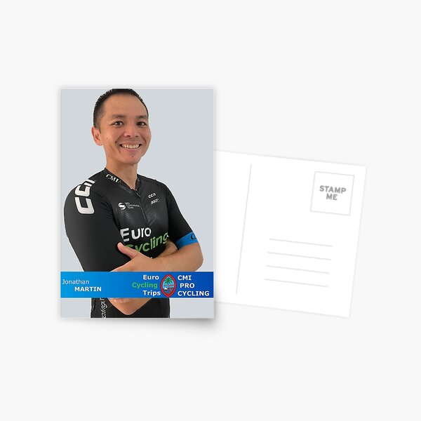 Jonathan MARTIN - EuroCyclingTrips Pro Cycling Rider Card Postcard
