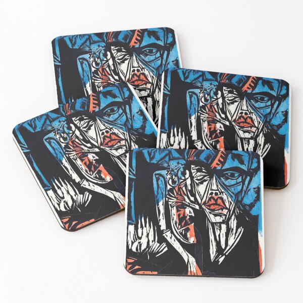 Item preview, The Agonies of Love by Ernst Ludwig Kirchner - Great Arts designed and sold by InHerits.