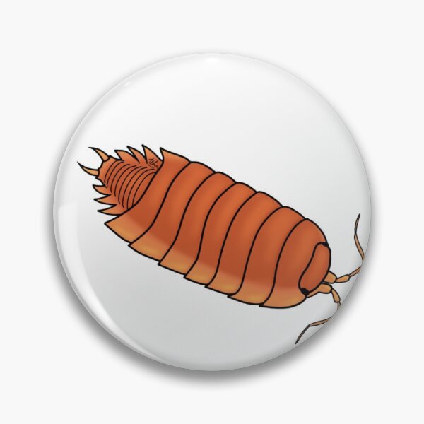 Item preview, Porcellio scaber ‘orange’ isopod designed and sold by Lilehn-art.