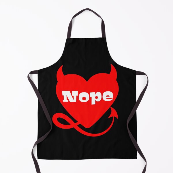Item preview, Nope Evil Red Heart Anti Valentines Day 2022 designed and sold by Design-Maniya.