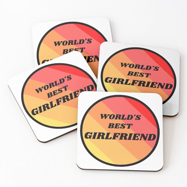 Item preview, Worlds Best Girlfriend RED designed and sold by HybrisStudio.
