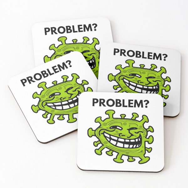 Item preview, Trollface Covid-19 Problem ? designed and sold by sakenfeu.