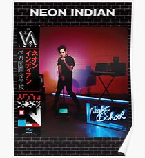 Indien néon - Vega intl. École de nuit Poster