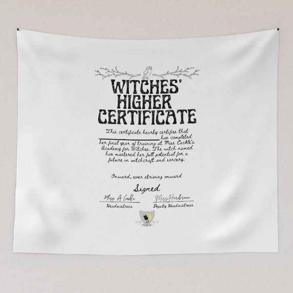 Item preview, Witches' Higher Certificate designed and sold by Rogdall.