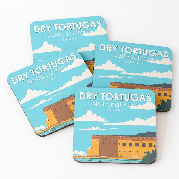 Item preview, Dry Tortugas National Park Florida Fort Jefferson Vintage designed and sold by KrisSidDesigns.