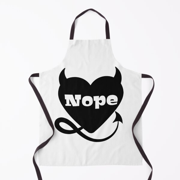Item preview, Nope Evil Black Heart Anti Valentines Day 2022 designed and sold by Design-Maniya.