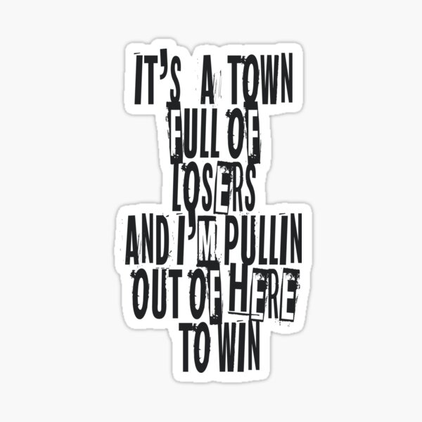 Item preview, Town for the losers designed and sold by TalesOfTheEast.