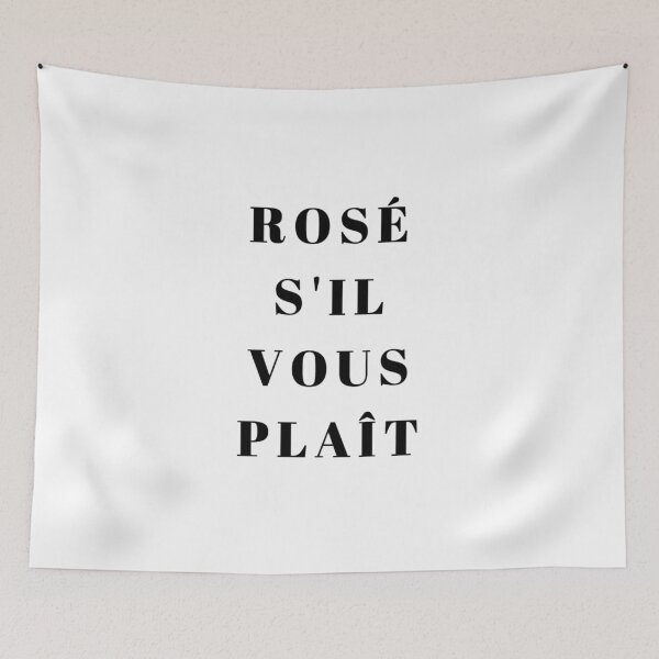 Item preview, Rosé Sil Vous Plaît designed and sold by Magic Love Art Print.