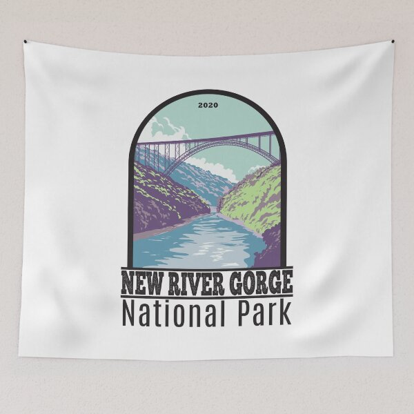 Item preview, New River Gorge National Park West Virginia Bridge designed and sold by KrisSidDesigns.
