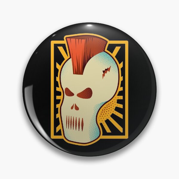 Item preview, Retro Mohawk Skull | Skull Mask designed and sold by DKdesigns27.