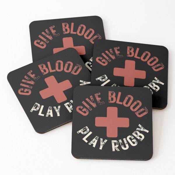 Item preview, GIVE BLOOD PAY RUGBY FOOTBALL designed and sold by Mercurial Merkaba.