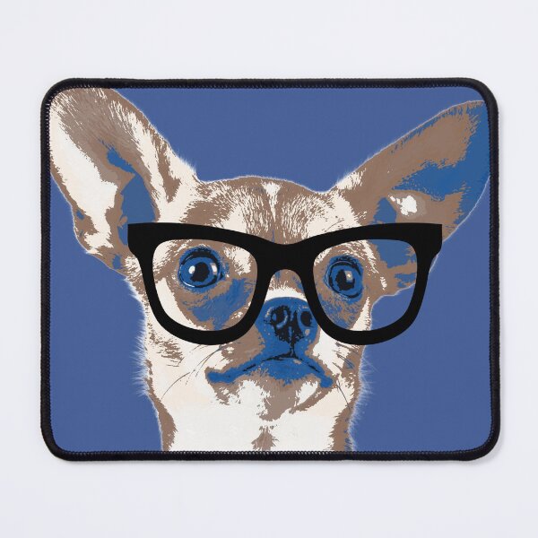 Item preview, Hipster Nerd Chihuahua, Adorable Dog designed and sold by artenvironments.