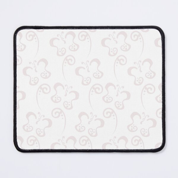Item preview, Pale Pink and White Butterfly and Scroll Pattern Pairs DE 2022 Popular Color Crystal Clear DE6008 designed and sold by ColorOfTheYears.