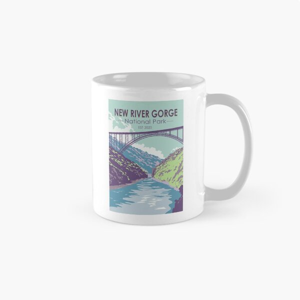Item preview, New River Gorge National Park West Virginia Bridge Vintage designed and sold by KrisSidDesigns.
