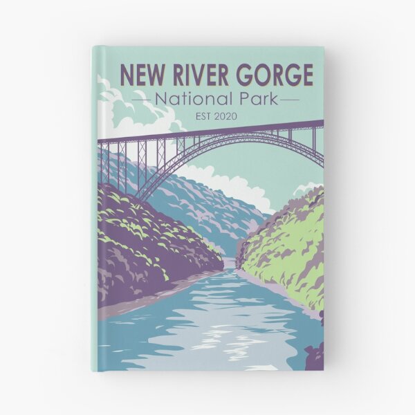Item preview, New River Gorge National Park West Virginia Bridge Vintage designed and sold by KrisSidDesigns.