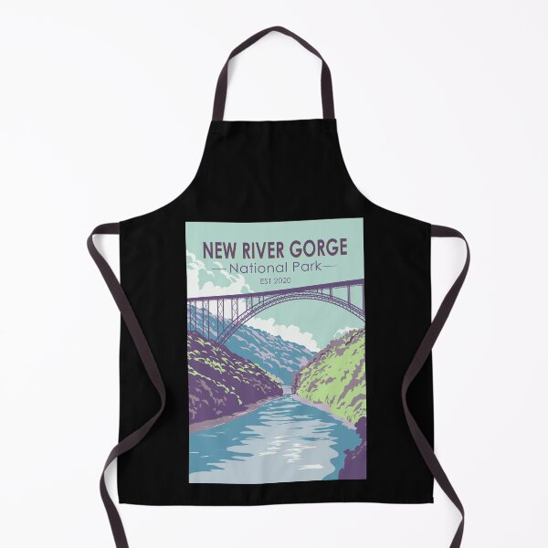 Item preview, New River Gorge National Park West Virginia Bridge Vintage designed and sold by KrisSidDesigns.
